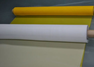 100% Monofilament πλέγμα πολυεστέρα για την υφαντική εκτύπωση 120T - άσπρο/κίτρινο χρώμα 34