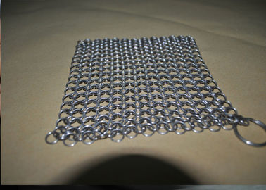 304 καθαρότερο ορθογώνιο 10mm χυτοσιδήρου Chainmail ανοξείδωτου για την κουζίνα