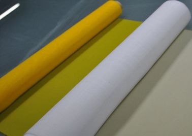 Κίνα Άσπρο/κίτρινο πλέγμα οθόνης πολυεστέρα 61T για την τυπωμένη εκτύπωση πινάκων κυκλωμάτων προμηθευτής