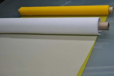 Κίνα Υψηλό εκτατό κίτρινο πλέγμα εκτύπωσης πολυεστέρα 110T με την πιστοποίηση FDA για την εκτύπωση προμηθευτής