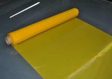 Κίνα 80T κίτρινο πλέγμα εκτύπωσης οθόνης μεταξιού πολυεστέρα για την υφαντική εκτύπωση, ρόλος 30-70m/ προμηθευτής