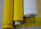 Χαμηλό Monofilament επιμήκυνσης πλέγμα εκτύπωσης οθόνης πολυεστέρα με το λευκό και κίτρινος προμηθευτής