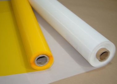 Κίνα Άσπρο/κίτρινο ύφασμα 120 αμπαρώματος πολυεστέρα πλέγμα για την εκτύπωση γυαλιού, 158 μικρό προμηθευτής