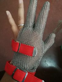 Κίνα Γάντια ανοξείδωτου μαχαιριών αντι-λογχών με πέντε δάχτυλα για το σφαγείο προμηθευτής